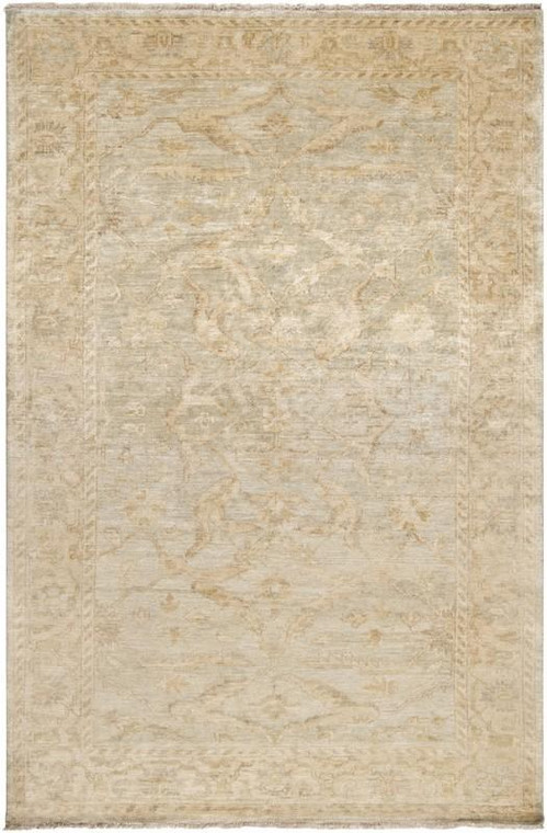 Surya Hillcrest Hand Knotted White Rug HIL-9010 - 9' x 13'