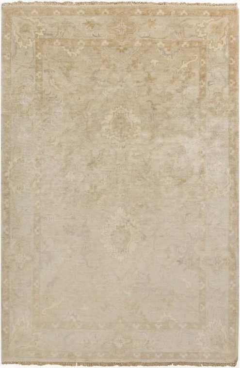 Surya Hillcrest Hand Knotted White Rug HIL-9018 - 9' x 13'