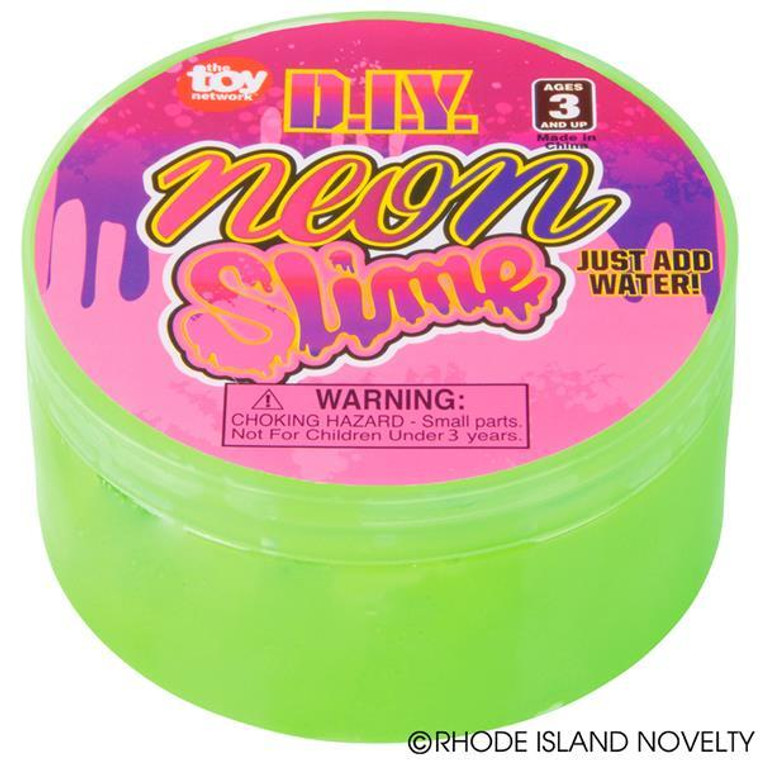 3.5" Diy Neon Slime SKDIYNE By Rhode Island Novelty