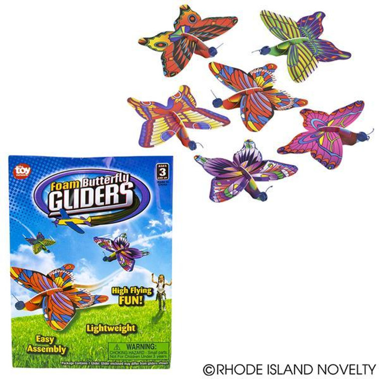 7" Butterfly Glider GDBUTT7 By Rhode Island Novelty