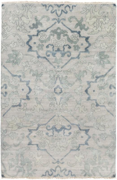Surya Hillcrest Hand Knotted Blue Rug HIL-9036 - 9' x 13'