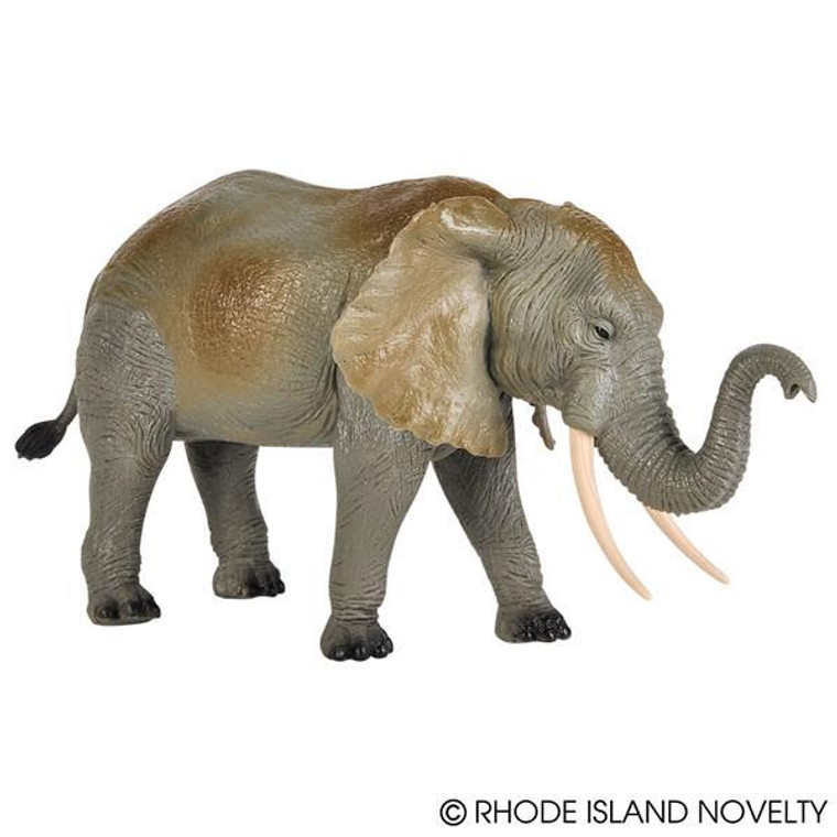 10" Rubber African Elephant Replica ARDEELE By Rhode Island Novelty