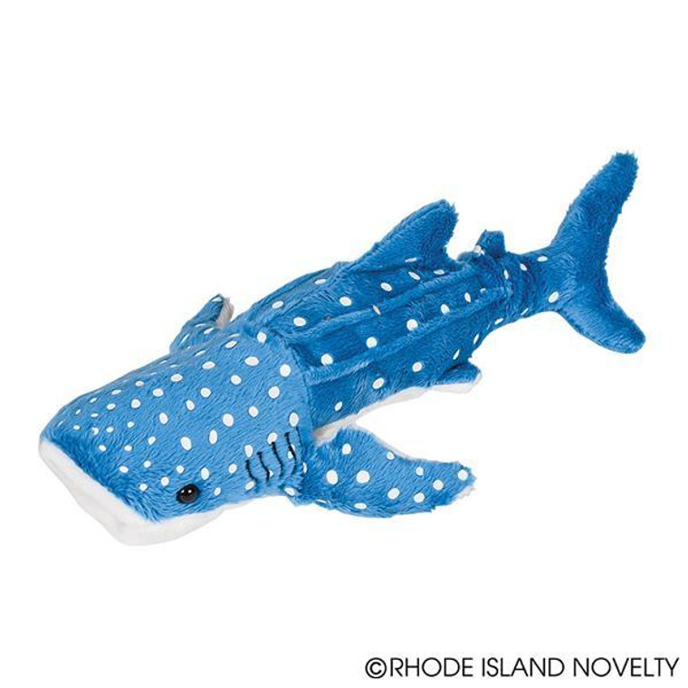 11" Whale Shark Pounce Pal Plush APPEWHS By Rhode Island Novelty