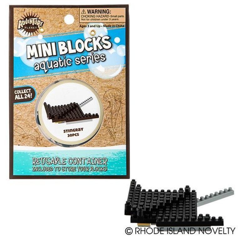 Mini Blocks Stingray AMMBSTI By Rhode Island Novelty