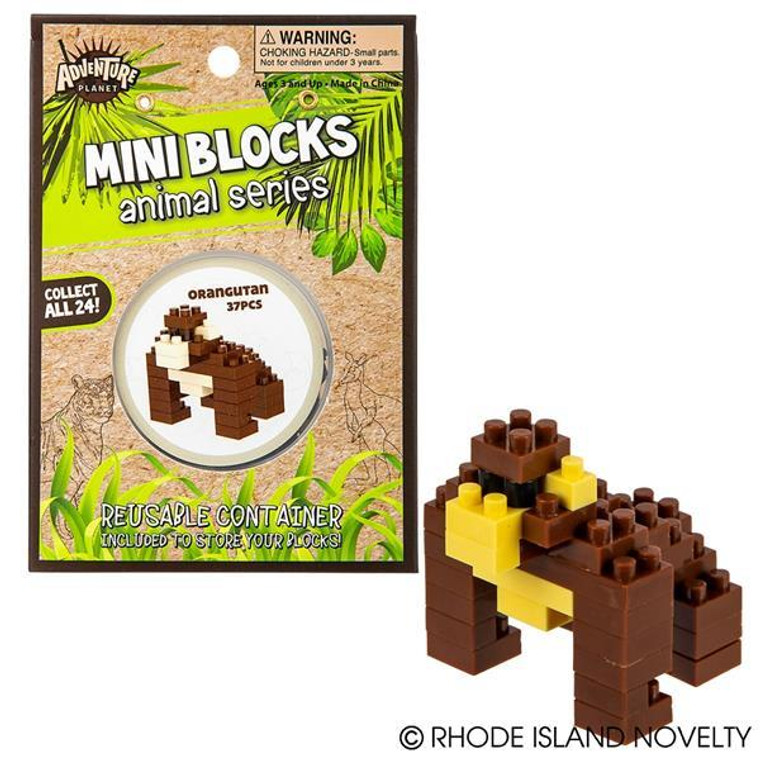 Mini Blocks Orangutan AMMBORA By Rhode Island Novelty