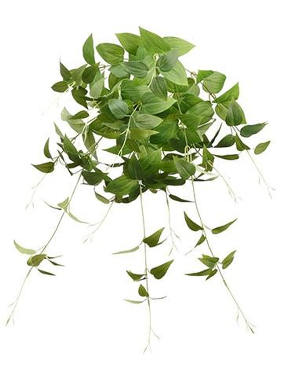 30" Clematis Leaf Bush Green (Pack Of 24) PBC196-GR By Silk Flower