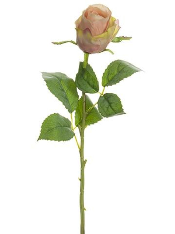 19" Rose Bud Spray Rose Green (Pack Of 12) FSR063-RO/GR By Silk Flower