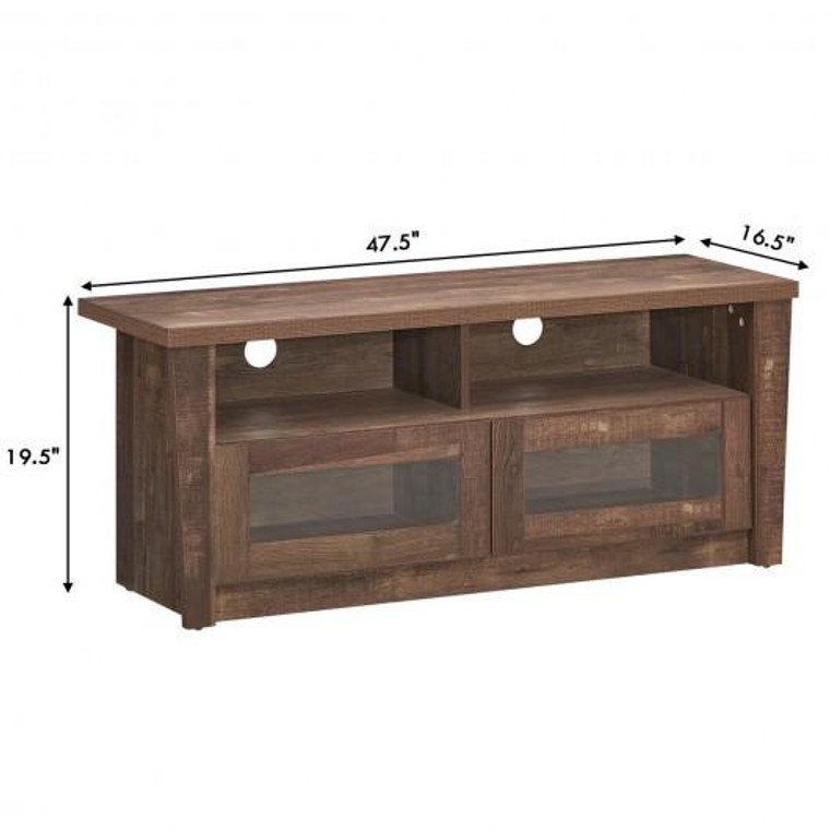 Tv Stand Entertainment Center Hold Up With 2 Shelves HW65203