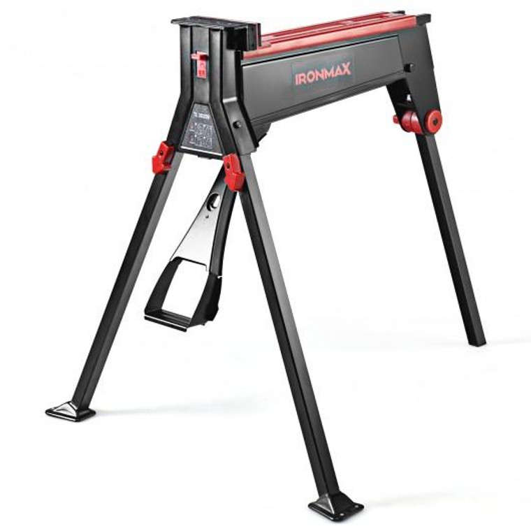 660Lbs Portable Clamping Sawhorse Work Bench TL35259