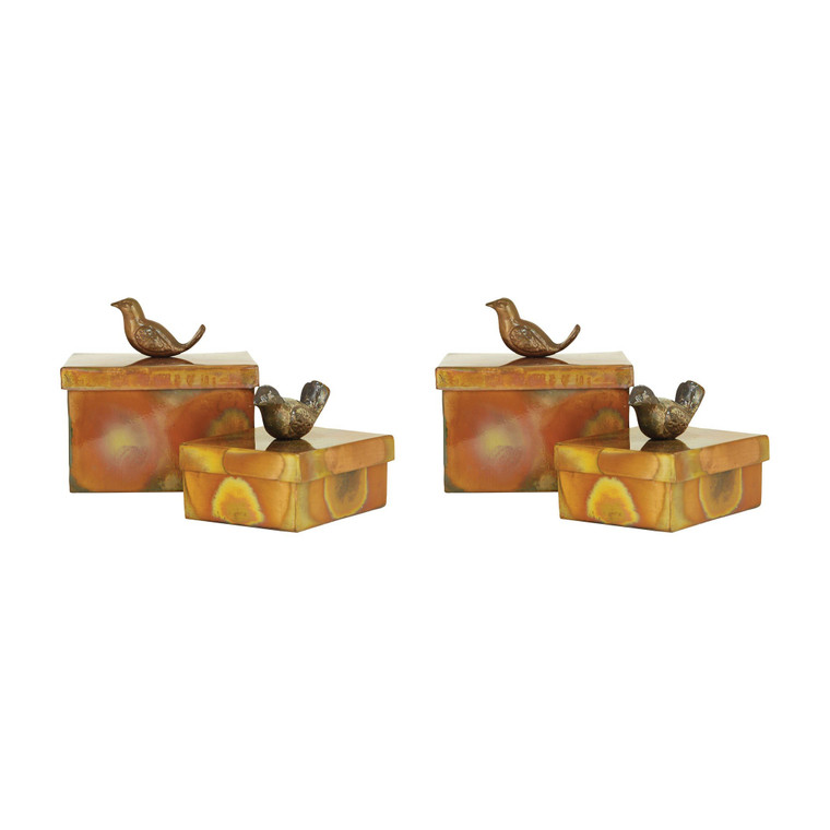 Pomeroy Woodlands Set Of 4 Boxes: 2 Small & 2 Large 644658/S4