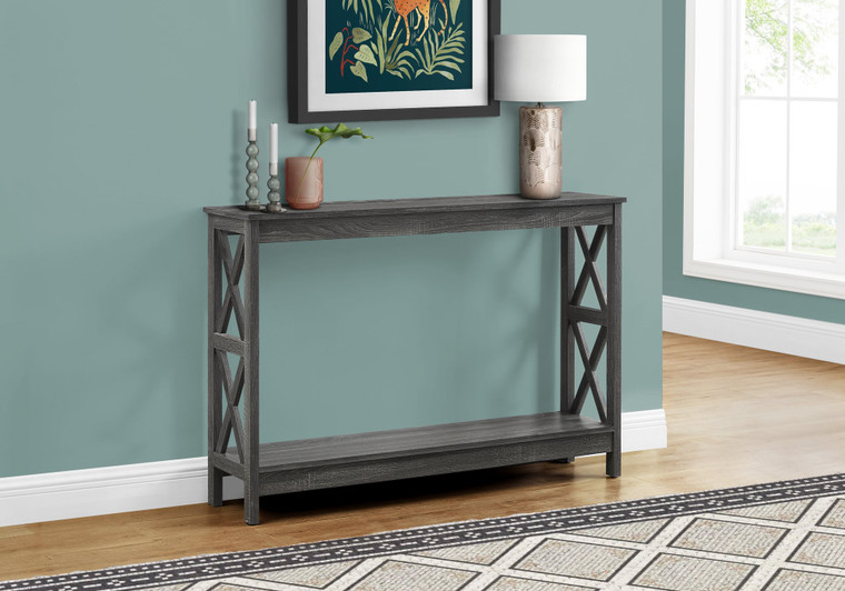 Monarch Accent Table - 48"L - Grey Hall Console I 2792