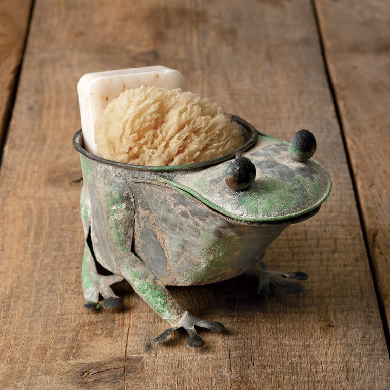 CTW Home Rusty Frog Planter 440057