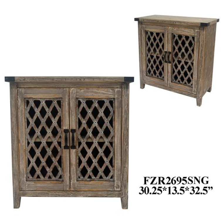 30.25"X13.5"X32.50" Cabinet With 2 Doors&1 Shelf FZR2695SNG
