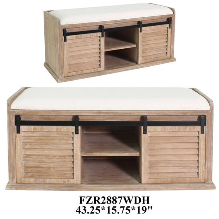 Wooden Bench FZR2887WDHSNG