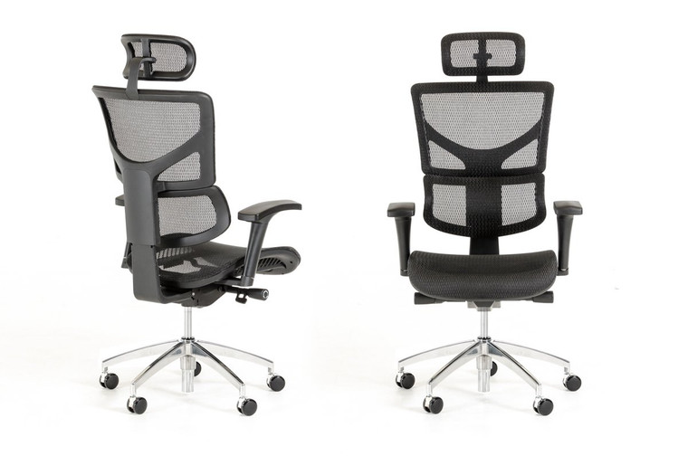 VIG Furniture VGAYSAS-M01-BLK Modrest Franklin Modern Black Office Chair