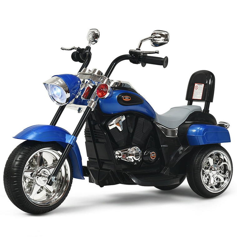 6V 3 Wheel Kids Motorcycle-Blue TY327686BL