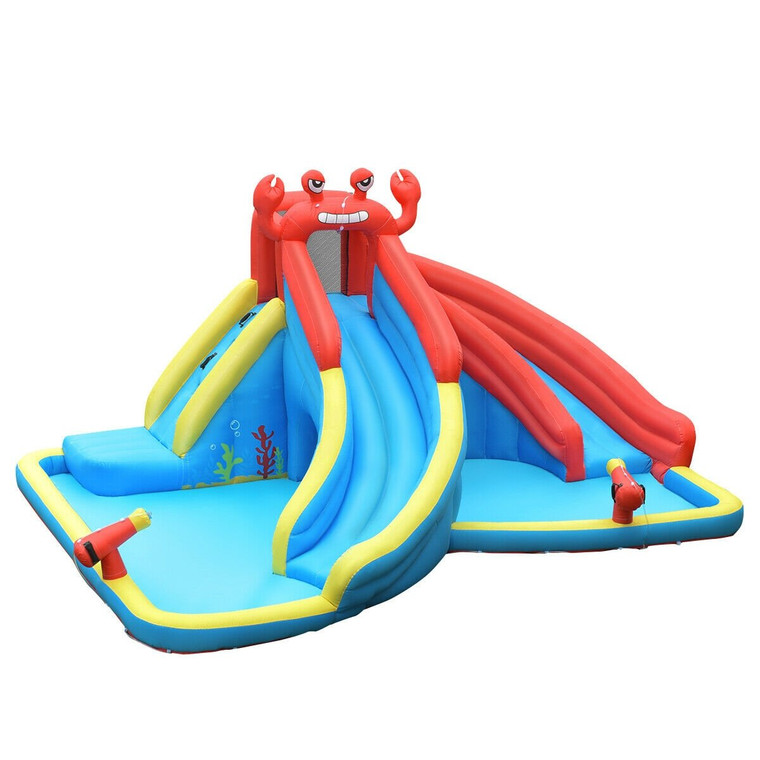 Inflatable Water Slide Crab Dual Slide Bounce House OP70400