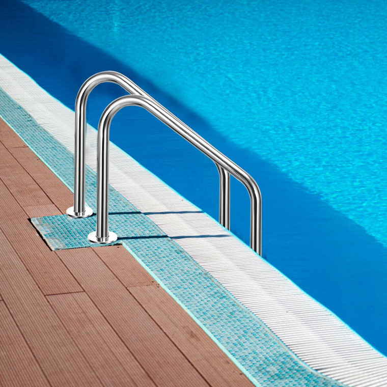 3-Step Swimming Pool Ladder W/ Anti-Slip Steps BA7563