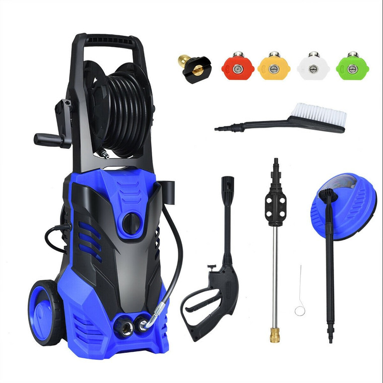 3000 Psi Electric High Pressure Washer With Patio Cleaner -Blue EP24646BL