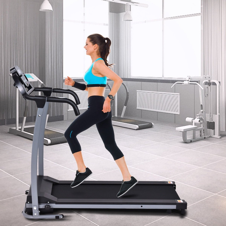 800 W Folding Fitness Treadmill Running Machine SP37066BK