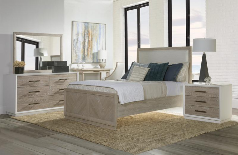 Boca Grande Queen Panel Upholstered Bed 150-210C By Palmetto