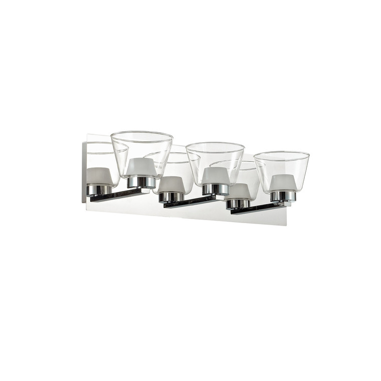 Dainolite 3 Light Led Vanity, Polished Chrome Finish VLD836-3W-PC