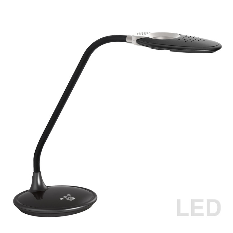 Dainolite 5W Led Table Lamp Black Finish 121LEDT-BK