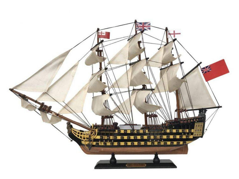 Wooden Hms Victory Limited Tall Model Ship 24" V-24