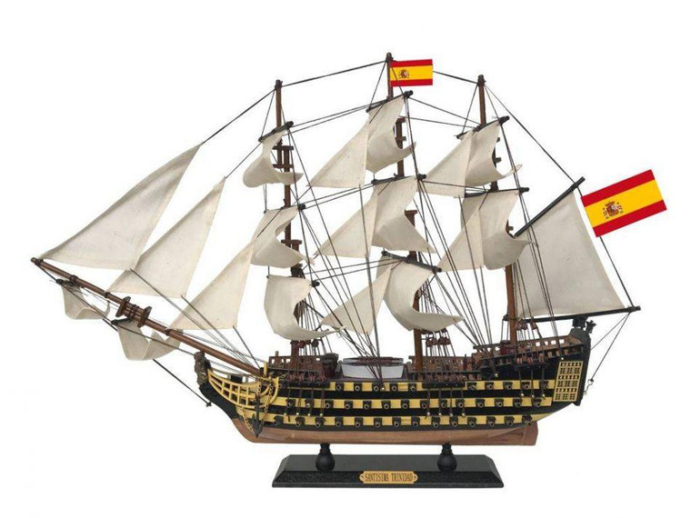 Santisima Trinidad Tall Ship Model 24" Santisima-Trinidad-24