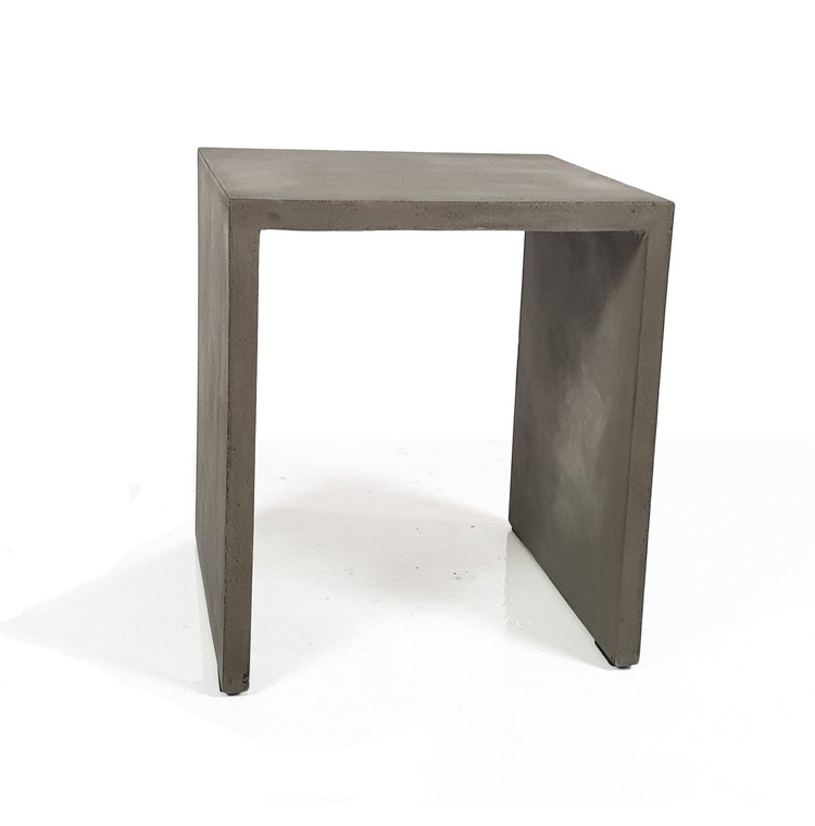 VIG Furniture VGGR631440 Modrest Creede - Modern Grey Concrete End Table