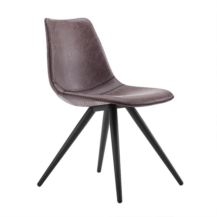 VIG Furniture VGEWF3218BA Modrest Condor - Modern Brown Dining Chair (Set Of 2)