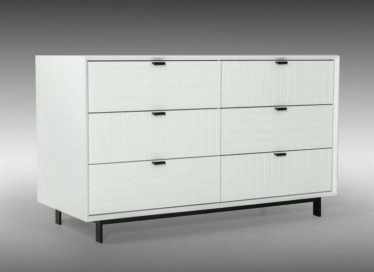 VIG Furniture VGMABR-76-DRS Nova Domus Valencia Contemporary White Dresser