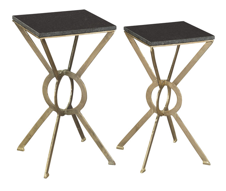 2-7930 Iron Circle Tables By Hekman
