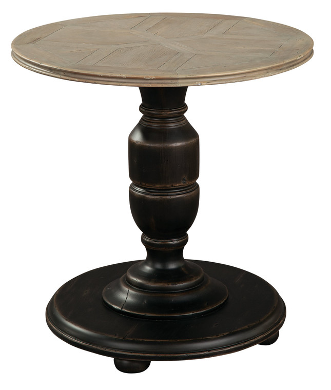 2-7843 Round Pedestal End Table By Hekman