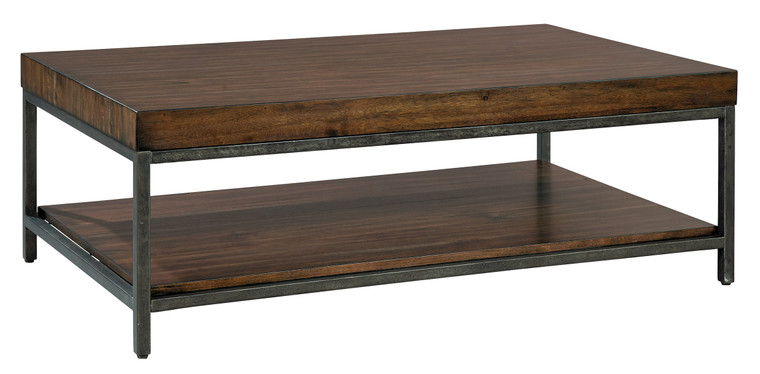 2-4301 Monterey Point Planked Top Rectangular Coffee Table By Hekman