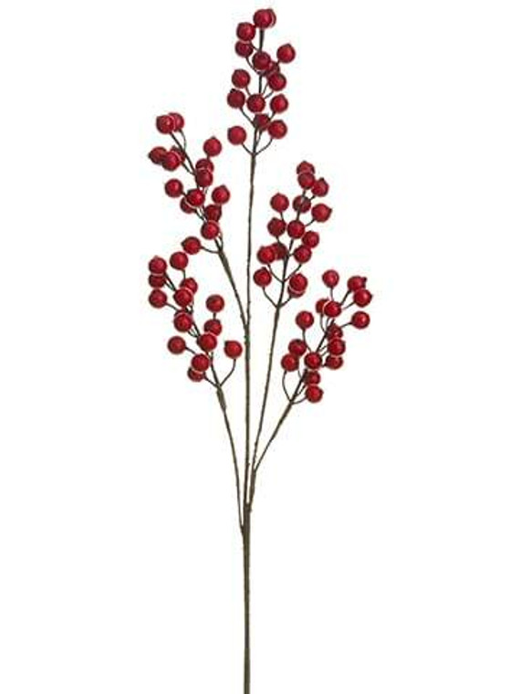 36" Berry Spray Red 12 Pieces XBS722-RE