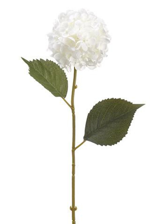 Cream Small Silk Flower Hydrangea - 3" Bloom SLK-FSH823-CR By Afloral