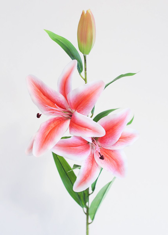 Silk Stargazer Pink Lily - 40" SLK-FSL535-PK By Afloral