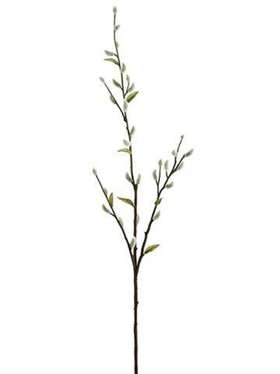 Large Artificial Pussy Willow Branches - 36" (Pack Of 2) SLK-GTW176-GY By Afloral