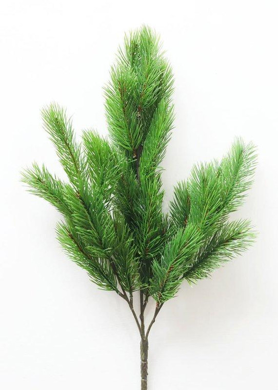 Indoor/Outdoor Artificial Pine Winter Greenery - 22" Tall SLK-YBP008-GR By Afloral