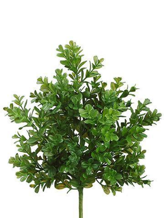 Artificial Boxwood Bush In Green - 15" Tall SLK-PBB423-GR By Afloral