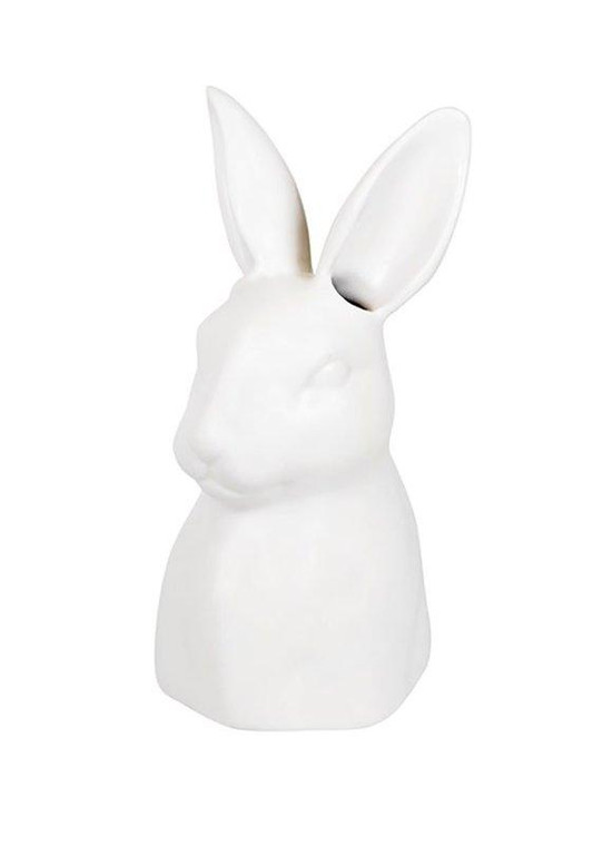 White Bunny Rabbit Ceramic Bud Vase - 9" CRT-DA5769 By Afloral