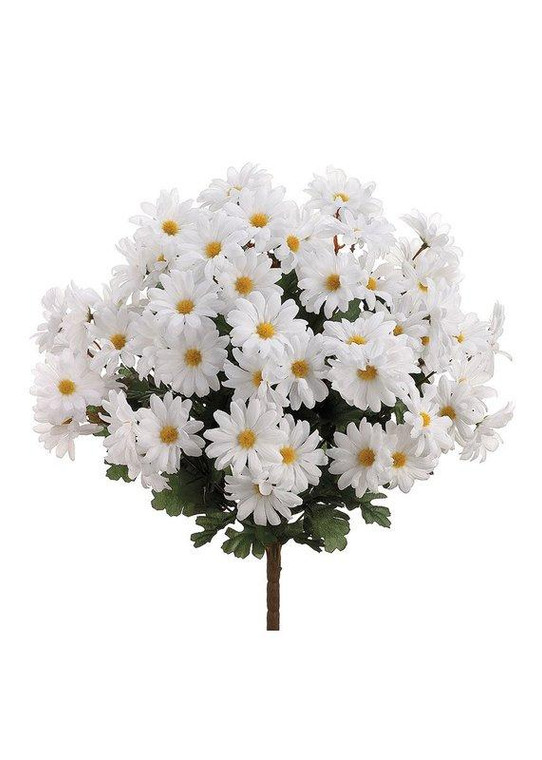 Silk Daisy Bush In White SLK-FBD951-WH By Afloral