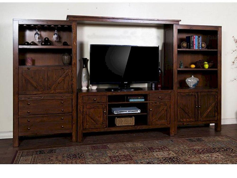 Ranch House 62" Entertainment Wall 3485Ab By Sunny