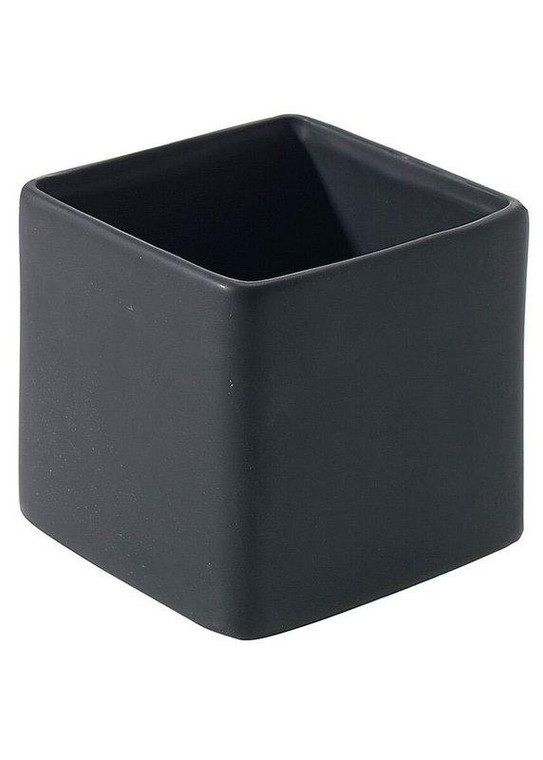 Matte Black Ceramic Urban Square Vase ACD-92170.56 By Afloral