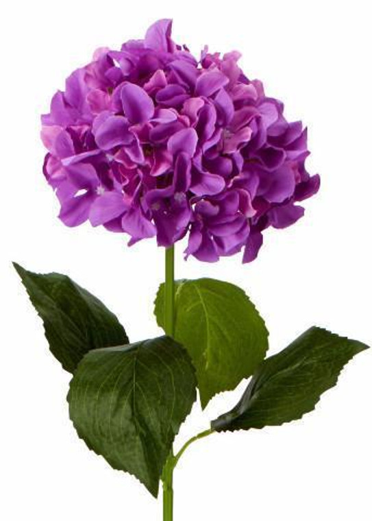 Artificial Hydrangea Flower In Purple - 34" (Pack Of 4) POR-25-0253-PU By Afloral