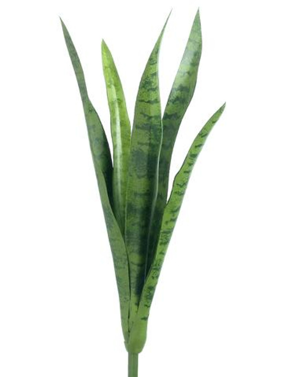 Artificial Outdoor Snake Plant Mother-In-Law'S Tongue - 24" Tall SLK-PPD267-GR By Afloral