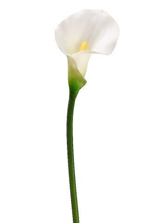 Latex Faux Calla Lily In White (Pack Of 4) SLK-FSL500-WH By Afloral