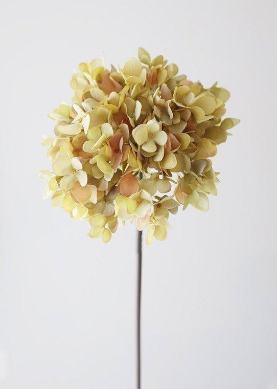 Olive Green Oversized Fake Hydrangea - 10" Bloom SLK-FSH272-OG By Afloral