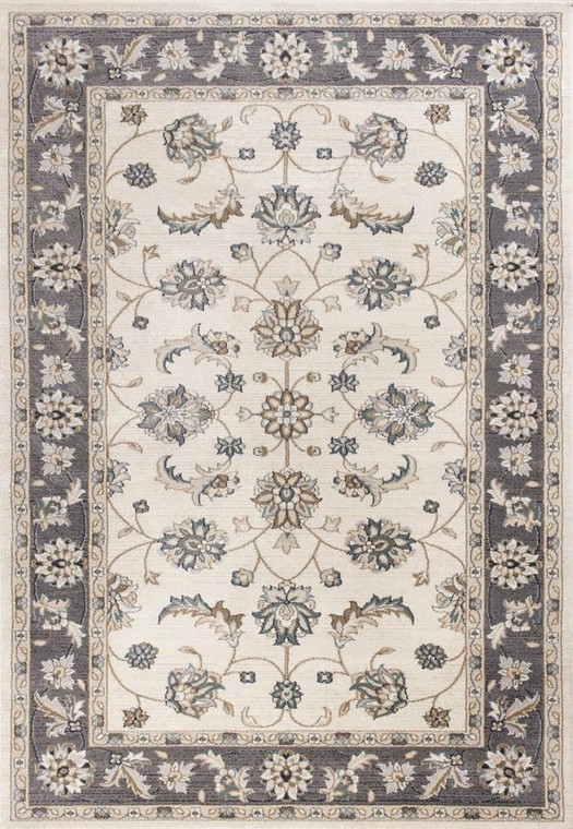 Kas Avalon 5612 Ivory/Grey Mahal Area Rug - 2' x 7'7" RunnerAVA56122X77RU